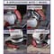 United Abrasives/Sait United Abrasives - Sait Depressed Center Wheel T27 Z-TECH 4-1/2"x .095" x 5/8-11" Zirconium 22430 - alternate 3
